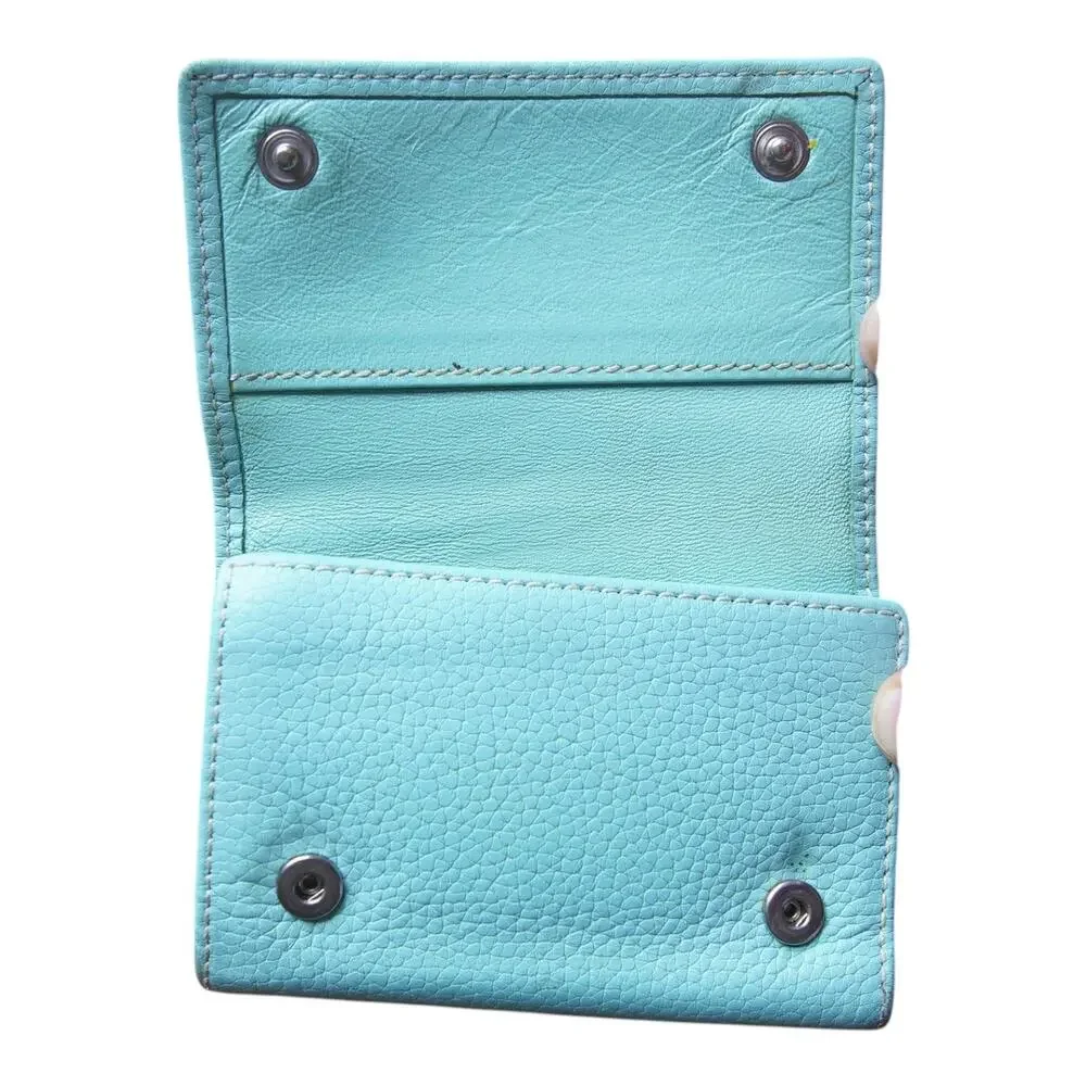 Vintage Tiffany & Co Leather Key Holder Tiffany Blue Made Spain 6 Hook Case
